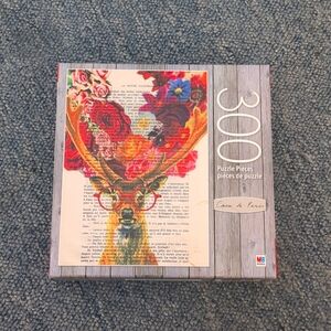 300 piece puzzle dear floral